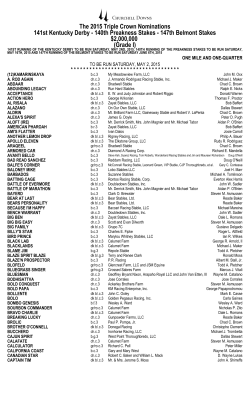 PDF of 2015 Triple Crown nominations