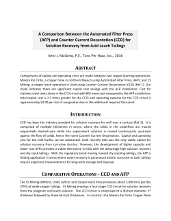 A Comparison Between the Automated Filter Press (AFP) and