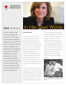 In Her Own Words - American Red Cross