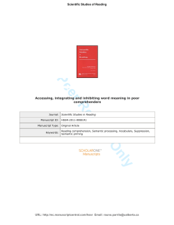 For Peer Review Only