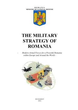Military Strategy Romania