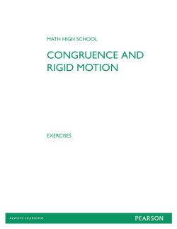 congruence and rigid Motion
