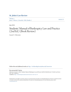 (2nd Ed.) (Book Review) - St. John`s Law Scholarship Repository