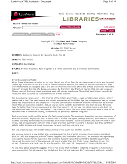 Page 1 of 10 LexisNexis(TM) Academic