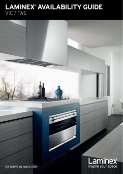 LAMINEX&reg; AVAILABILITY GUIDE
