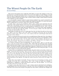 The Wisest People On The Earth - Home