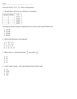 Grade 7 - class work 7.rp.2 castle