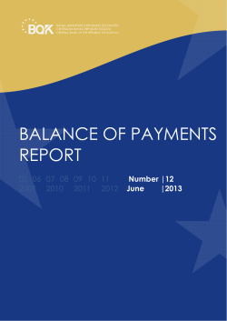 balance of payments report