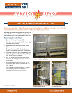 Emptying, Filling and Moving Laundry Carts