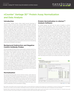 nCounter Data Analysis Guidelines for Copy Number