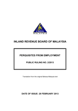 Public Ruling No. 2/2013