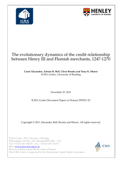 The evolutionary dynamics of the credit relationship