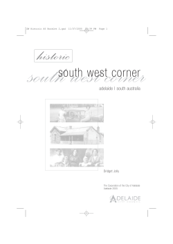 Historic South West Corner