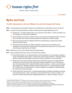 Myths and Facts - Human Rights First