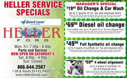 heller service specials