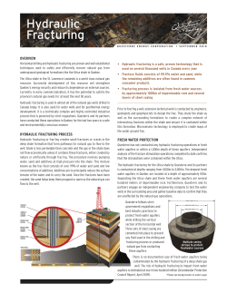 Hydraulic Fracturing