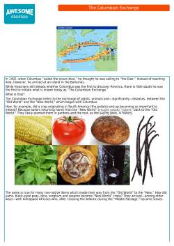 The Columbian Exchange