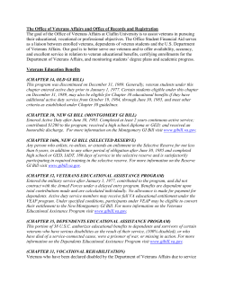 Learn more about the Office of Veterans Affairs