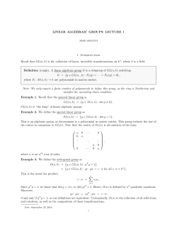 Lecture 1 - UCR Math Dept.