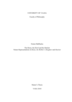 MA thesis - Tritonia