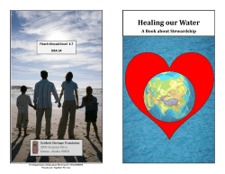 Healing our Water - Goldbelt Heritage Foundation
