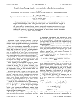 Contribution of charge-transfer processes to ion
