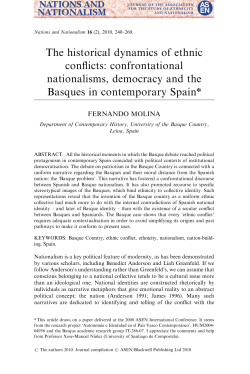 The historical dynamics of ethnic conflicts: confrontational