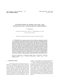 Investigation of some galactic and extragalactic
