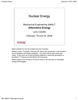 Nuclear Energy