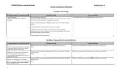 SUBJECT: History and Social Studies Grade Level