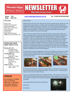 Issue - Newbridge Primary School