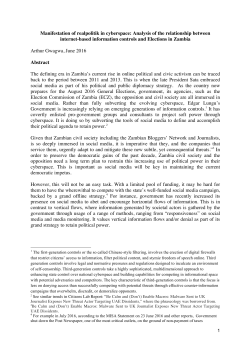 Manifestation of realpolitik in cyberspace: Analysis of the