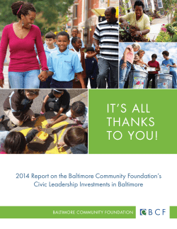 pdf - Baltimore Community Foundation