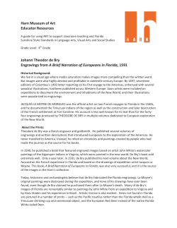 A Brief Narration of Europeans in Florida