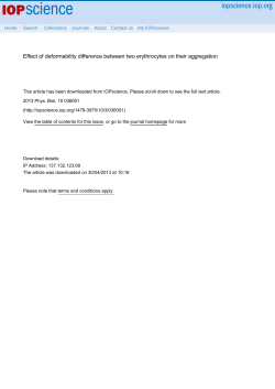 Effect of deformability difference between two erythrocytes on their