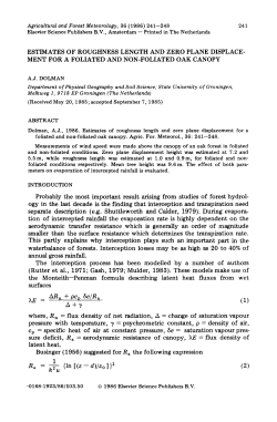 Agricultural and Forest Meteorology, 36 (1986) 241