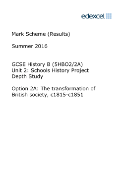 Mark Scheme - Edexcel