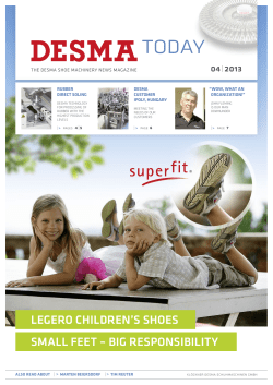 legero children`s shoes small feet &ndash; big responsibility