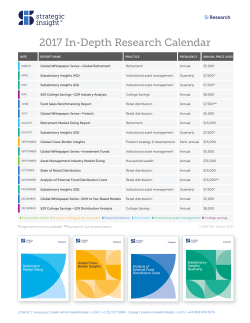 2017 In-Depth Research Calendar
