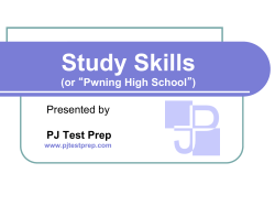 Study Skills - PJTestPrep.com