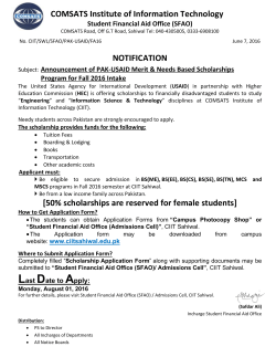 To Notification - CIIT Sahiwal