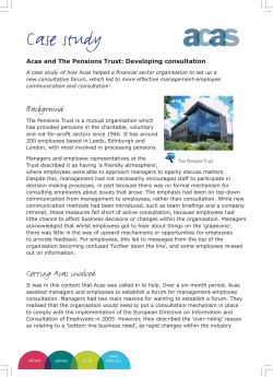 A workplace project at The Pensions Trust: Developing