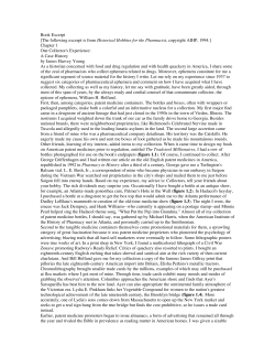 Book Excerpt [The following excerpt is from Historical Hobbies for