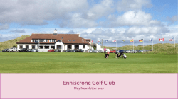 MayNewsletter 2017 - Enniscrone Golf Club