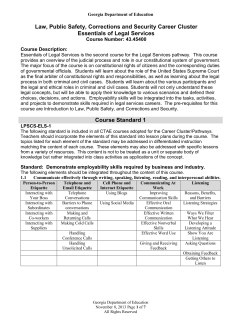 Essentials of Legal Services