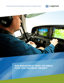 NBAA Risk Management Guide for Single
