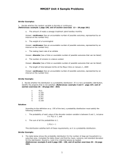 MM207 Unit 4 Chapter 4 Project Key Track A