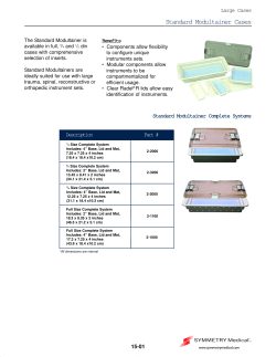 Standard Modultainer Cases