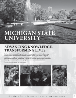 MICHIGAN STATE UNIVERSITY