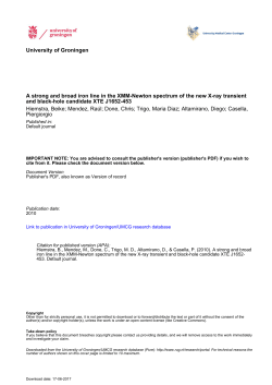 A strong and broad iron line in the XMM-Newton spectrum of